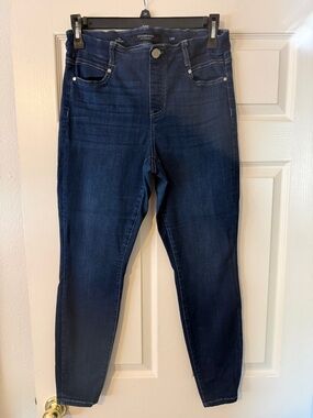Liverpool Dark Blue High-Rise Skinny Jeans - 14W